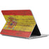 Spain Flag Dark Wood Surface Laptop Studio Skin